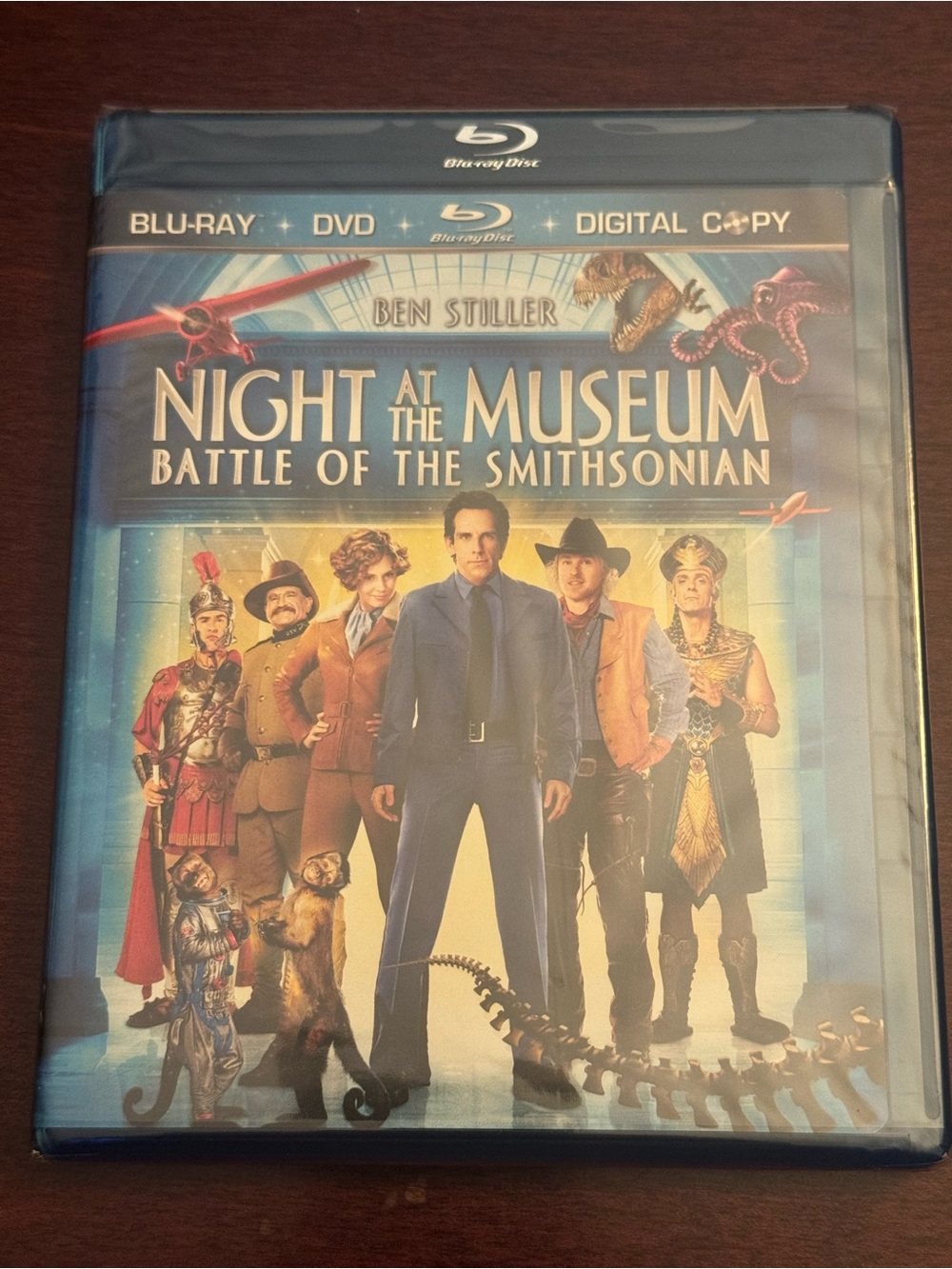 Night at the Museum Battle of the Smithsonian Blue Ray and DVD movie